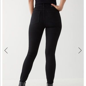 True religion Hallie high rise black jeans